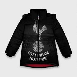 Куртка зимняя для девочки Tottenham Hotspur, цвет: 3D-красный