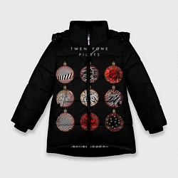 Куртка зимняя для девочки Twenty One Pilots: New year, цвет: 3D-черный