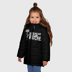 Куртка зимняя для девочки Watch Dogs 2, цвет: 3D-красный — фото 2