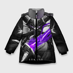 Куртка зимняя для девочки Kassadin, цвет: 3D-черный