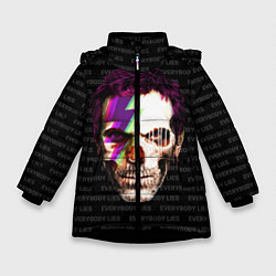 Куртка зимняя для девочки Dr. Dead House, цвет: 3D-черный