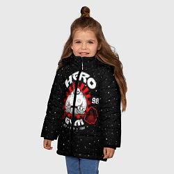 Куртка зимняя для девочки Hero Gym, цвет: 3D-светло-серый — фото 2