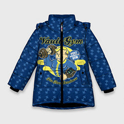 Куртка зимняя для девочки Vault Gym, цвет: 3D-черный