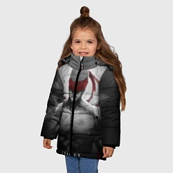 Куртка зимняя для девочки Ли Син, цвет: 3D-черный — фото 2