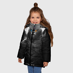 Куртка зимняя для девочки Rengar LoL, цвет: 3D-светло-серый — фото 2