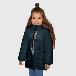 Куртка зимняя для девочки Лестрейд, цвет: 3D-черный — фото 2