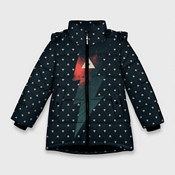 Куртка зимняя для девочки Dark Force, цвет: 3D-черный