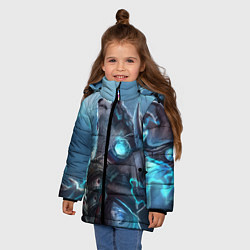 Куртка зимняя для девочки Вербер, цвет: 3D-черный — фото 2