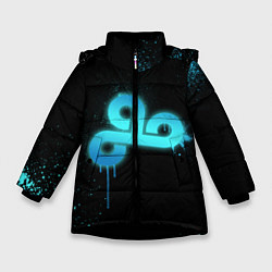 Куртка зимняя для девочки Cloud 9: Black collection, цвет: 3D-черный
