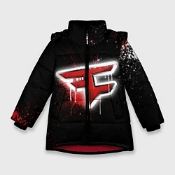 Зимняя куртка для девочки FaZe Clan: Black collection