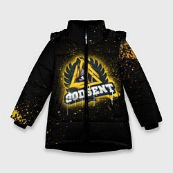 Куртка зимняя для девочки Godsent: Black collection, цвет: 3D-черный