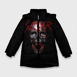 Куртка зимняя для девочки Slayer: Wild Skull, цвет: 3D-черный