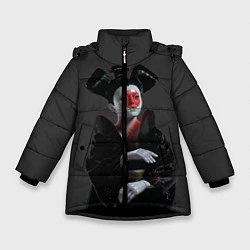 Куртка зимняя для девочки Ghost In The Shell 2, цвет: 3D-черный