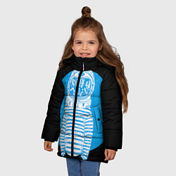 Куртка зимняя для девочки Defy gravity, цвет: 3D-черный — фото 2