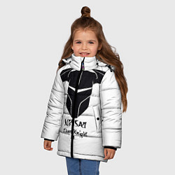 Куртка зимняя для девочки Nessaj: Chaos Knight, цвет: 3D-черный — фото 2