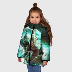 Куртка зимняя для девочки Цири, цвет: 3D-красный — фото 2