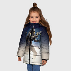Куртка зимняя для девочки Destiny: Hunter, цвет: 3D-светло-серый — фото 2