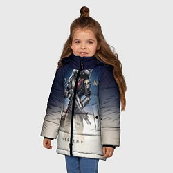 Куртка зимняя для девочки Destiny: Titan, цвет: 3D-красный — фото 2