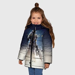 Куртка зимняя для девочки Destiny: Warlock, цвет: 3D-черный — фото 2