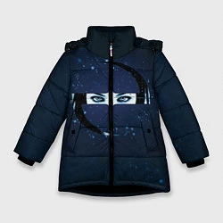 Куртка зимняя для девочки Evanescence Eyes, цвет: 3D-черный