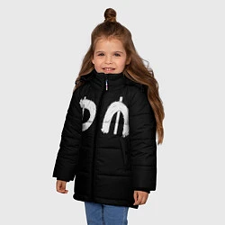 Куртка зимняя для девочки DM Rock, цвет: 3D-светло-серый — фото 2