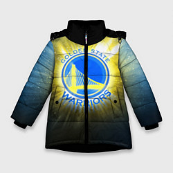 Куртка зимняя для девочки Golden State Warriors 4, цвет: 3D-черный