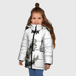 Куртка зимняя для девочки Bennington Song, цвет: 3D-красный — фото 2
