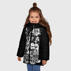 Куртка зимняя для девочки Dethklok: Metalocalypse, цвет: 3D-красный — фото 2