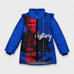 Куртка зимняя для девочки Neymar History, цвет: 3D-светло-серый