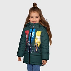 Куртка зимняя для девочки Destiny: Go, цвет: 3D-черный — фото 2