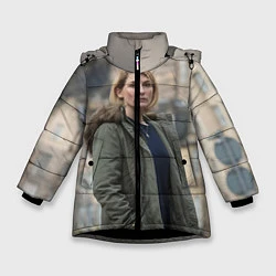 Куртка зимняя для девочки Доктор, цвет: 3D-черный