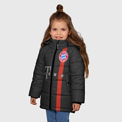 Куртка зимняя для девочки Bayern FC: Black 2018, цвет: 3D-черный — фото 2