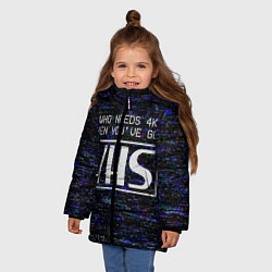 Куртка зимняя для девочки 4K VHS, цвет: 3D-светло-серый — фото 2
