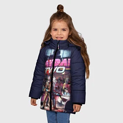 Куртка зимняя для девочки Payday Two, цвет: 3D-черный — фото 2