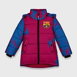 Зимняя куртка для девочки FC Barcelona: Purple Original