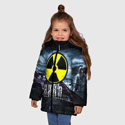 Куртка зимняя для девочки S.T.A.L.K.E.R: Ника, цвет: 3D-черный — фото 2
