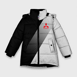 Куртка зимняя для девочки MITSUBISHI ELITE, цвет: 3D-черный