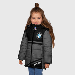Куртка зимняя для девочки BMW SPORT БМВ СПОРТ, цвет: 3D-красный — фото 2