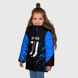 Куртка зимняя для девочки JUVENTUS Sport, цвет: 3D-черный — фото 2