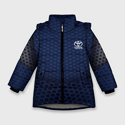 Куртка зимняя для девочки Toyota: Sport Motors, цвет: 3D-светло-серый