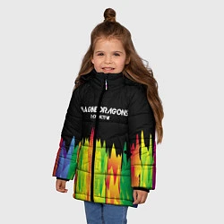 Куртка зимняя для девочки Imagine Dragons: Radioactive, цвет: 3D-черный — фото 2