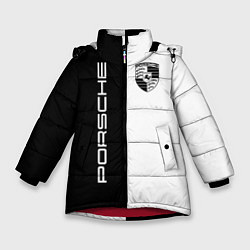 Куртка зимняя для девочки Porsche Design, цвет: 3D-красный