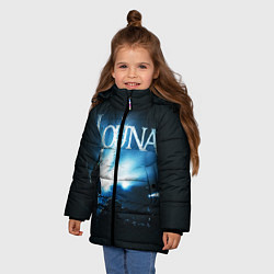 Куртка зимняя для девочки Louna, цвет: 3D-красный — фото 2
