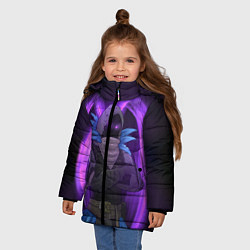 Куртка зимняя для девочки Violet Raven, цвет: 3D-красный — фото 2
