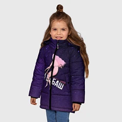 Куртка зимняя для девочки Лечу на шабаш, цвет: 3D-черный — фото 2