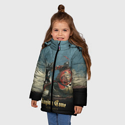 Куртка зимняя для девочки Kingdom Come: Deliverance, цвет: 3D-черный — фото 2