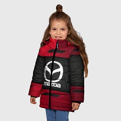 Куртка зимняя для девочки Mazda Sport, цвет: 3D-черный — фото 2