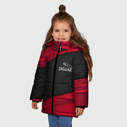 Куртка зимняя для девочки Jaguar: Red Sport, цвет: 3D-черный — фото 2