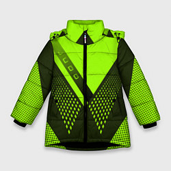 Куртка зимняя для девочки Judo: Sport Style, цвет: 3D-черный