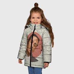 Куртка зимняя для девочки ASAP Rocky: Runrise, цвет: 3D-красный — фото 2